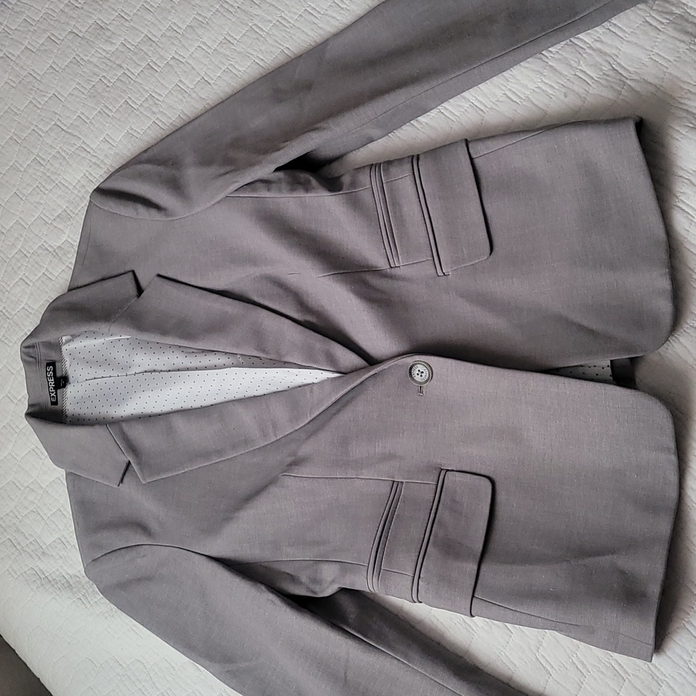 Express grey blazer